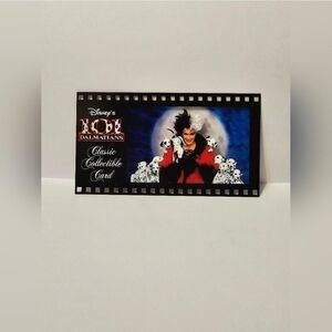 Collectible Vintage Walt Disney Limited Edition Card 101 Dalmatians